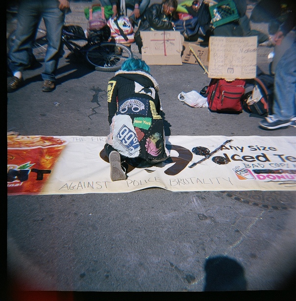 Occupy Wall Street, NYCDiana, Kodak Portra 400